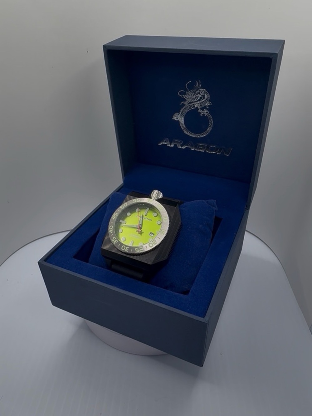 Aragon A272LIM Concept S NH35 - 48mm - NH35 automatic - Box - Black/Green